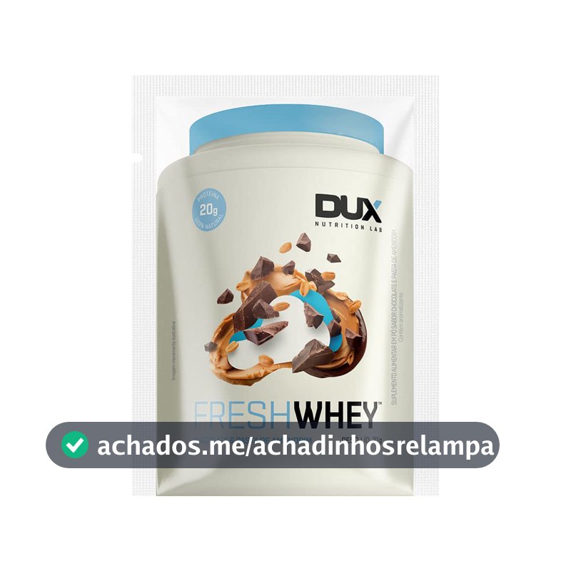 FRESH WHEY CHOCOLATE E PASTA DE AMENDOIM - SACHÊ 31 g