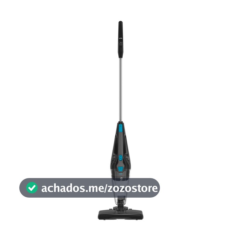 Aspirador de Pó Vertical 2 Em 1 Preto E Azul 1350W Midea