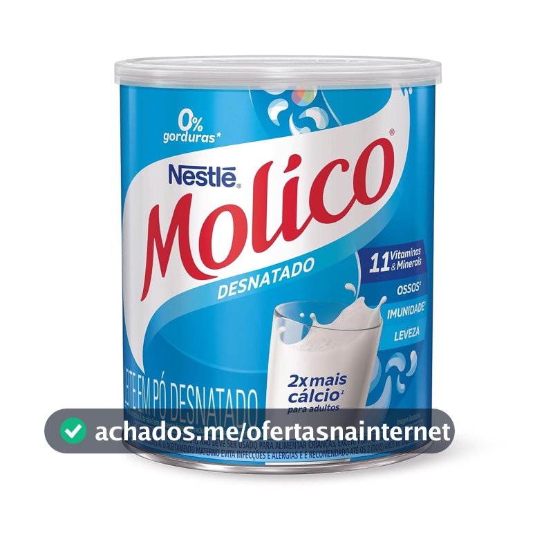 Leite em Pó Desnatado MOLICO Total Cálcio 280g Molico Sabor