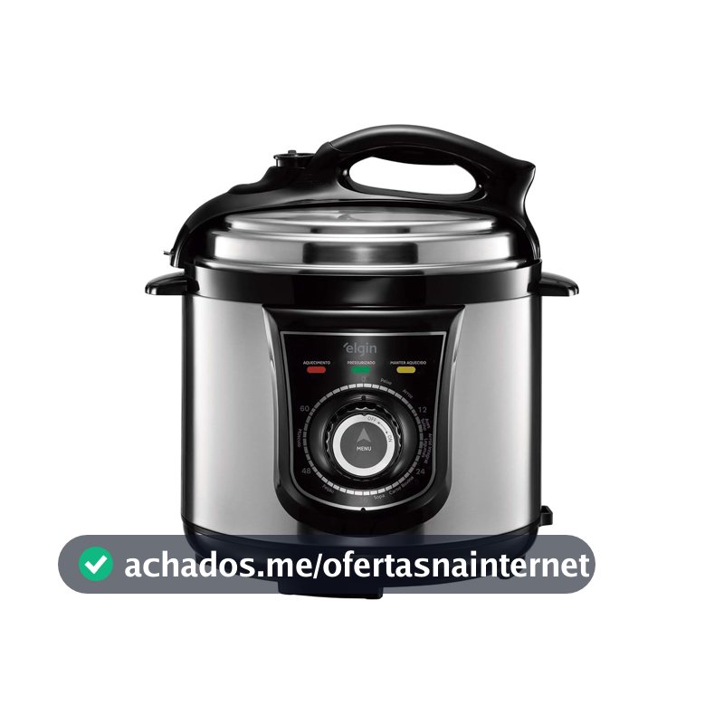 Panela de Pressão Elétrica Elgin 4 Litros Segura e Prática 840W 220V