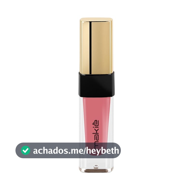 Batom Líquido Matte (Linha Mbiaggi) 5ml - Makiê Luiza - Acabamento Fosco, Aveludade Incrível e Longa Duração - Lábios Mais Definidos - Batom de Longa Duração