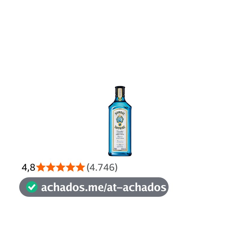 Gin Bombay Sapphire 750ml