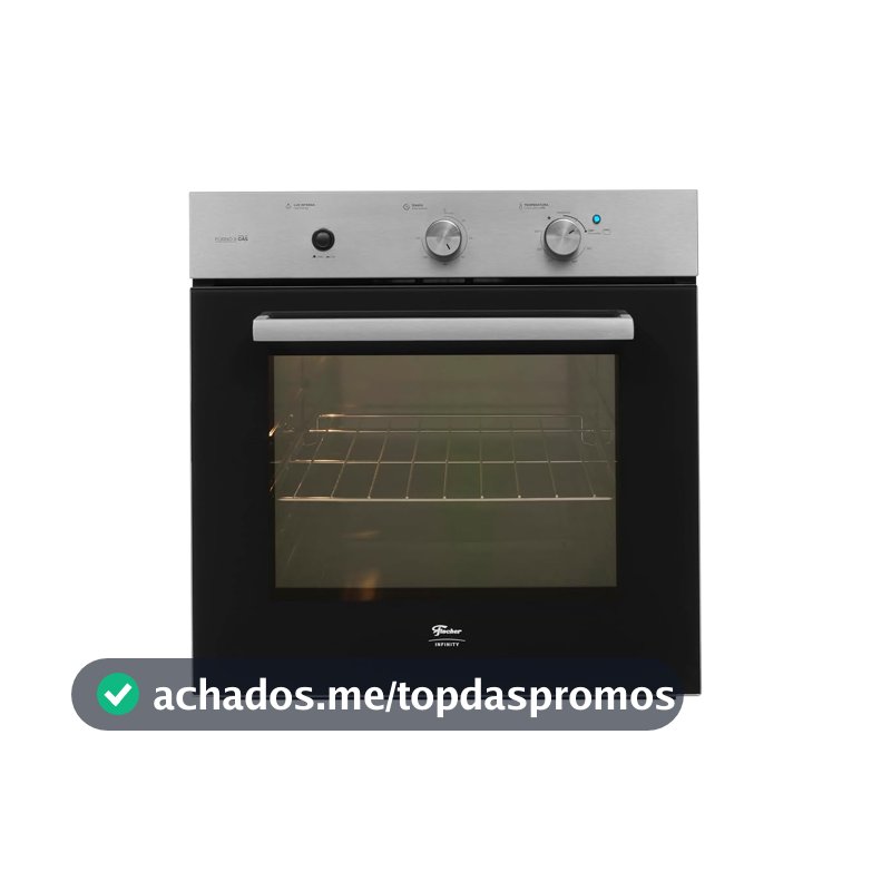 Fischer Forno a Gás Embutir Infinity 78L com Grill Inox 220V