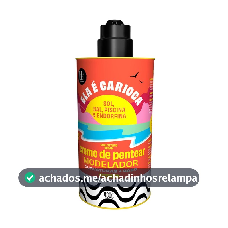 Ela é Carioca Creme de Pentear 4ABC 480g, Lola Cosmetics