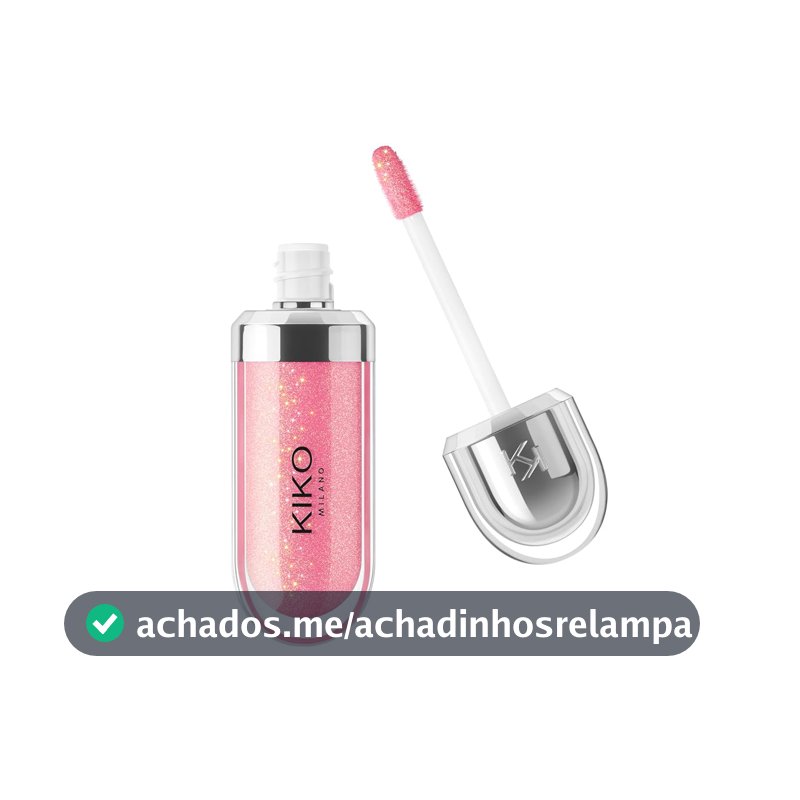 KIKO MILANO, 3D Hydra Lipgloss, Gloss Hidratante Para Os Lábios, Com Efeito 3D, Fórmula Com Extrato de Bidens