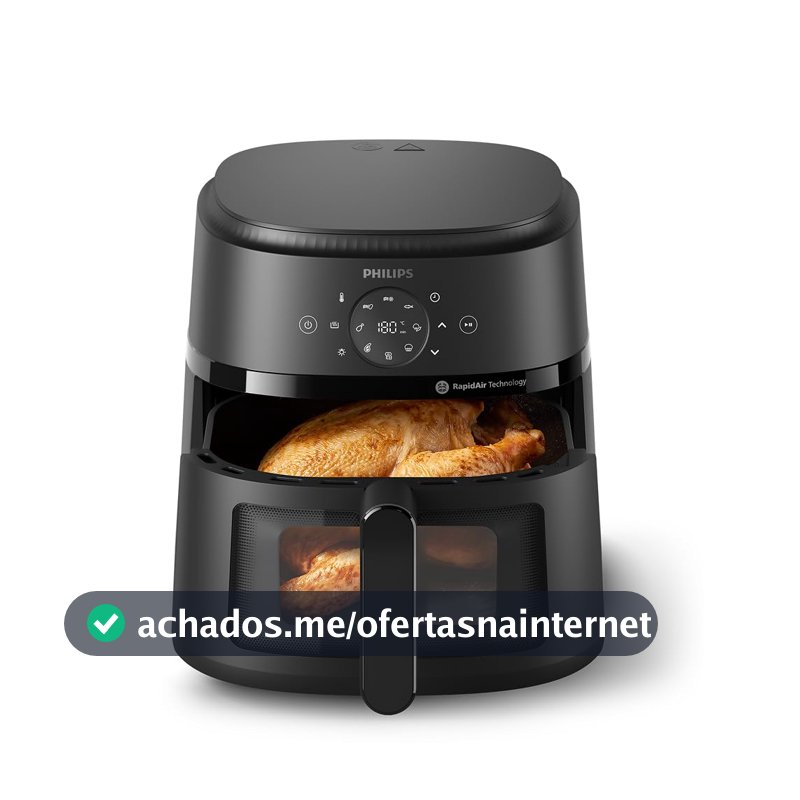 Philips Walita Fritadeira Airfryer Série 2000 6,2L, Painel Touch, 220V