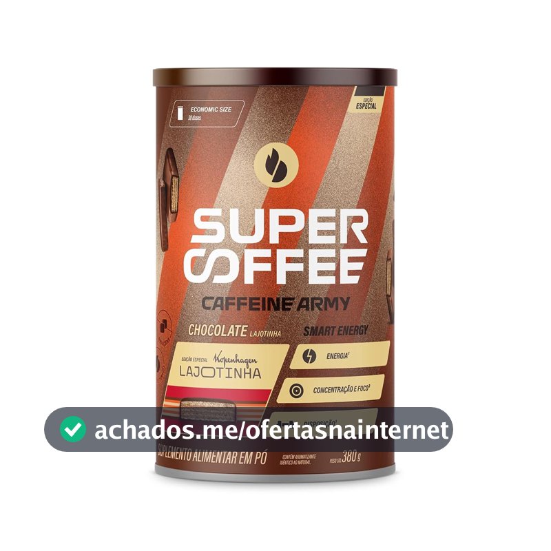 SuperCoffee Lajotinha Tamanho Econômico 380g Caffeine Army