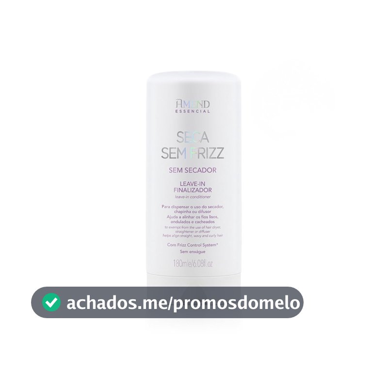 Seca Sem Frizz Leave-In Finalizador 180ml