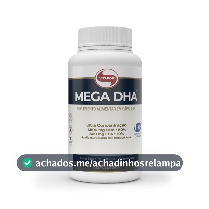 Mega Dha - 120 Cápsulas - Vitafor, Vitafor