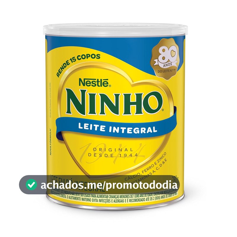 Leite em Pó Integral Ninho 380g