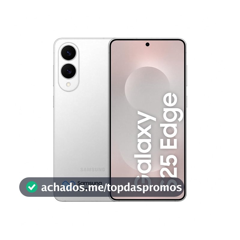 Smartphone Samsung Galaxy S25 Edge 5G 512GB Desbloqueado, Titanio Prata