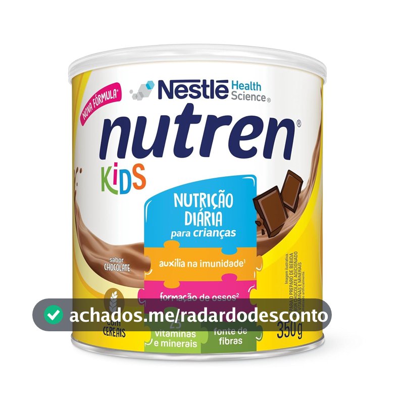 Nutren Suplemento Alimentar Kids Chocolate 350G.