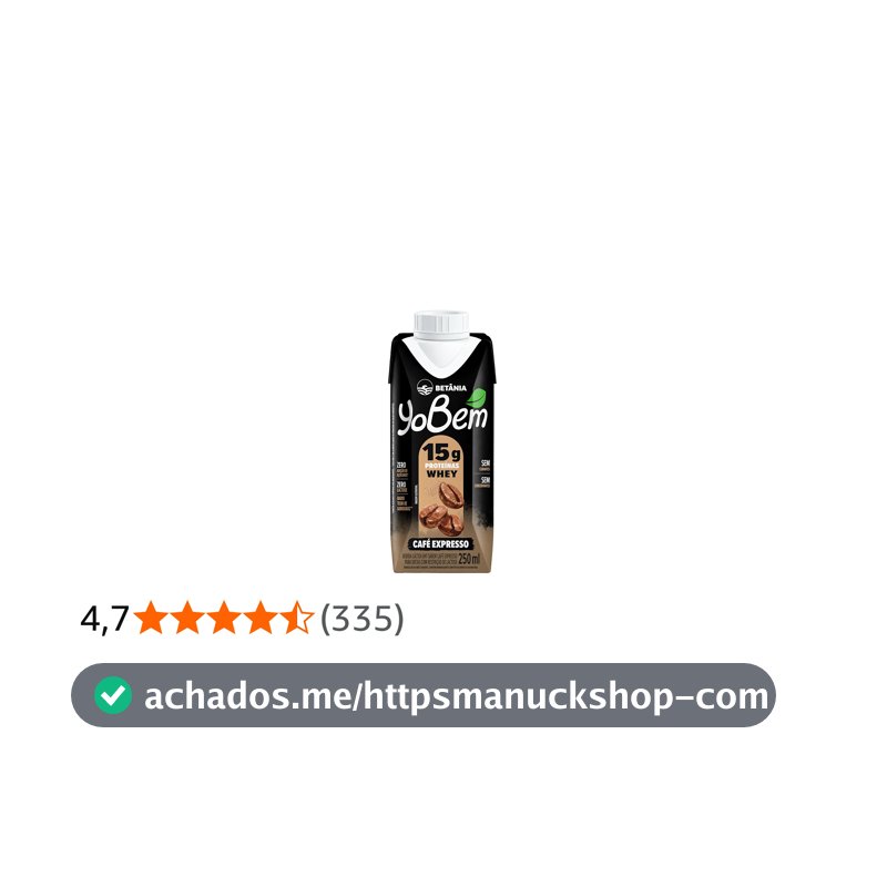 YoBem Bebida Proteica Café Expresso 15g de Proteínas Whey
