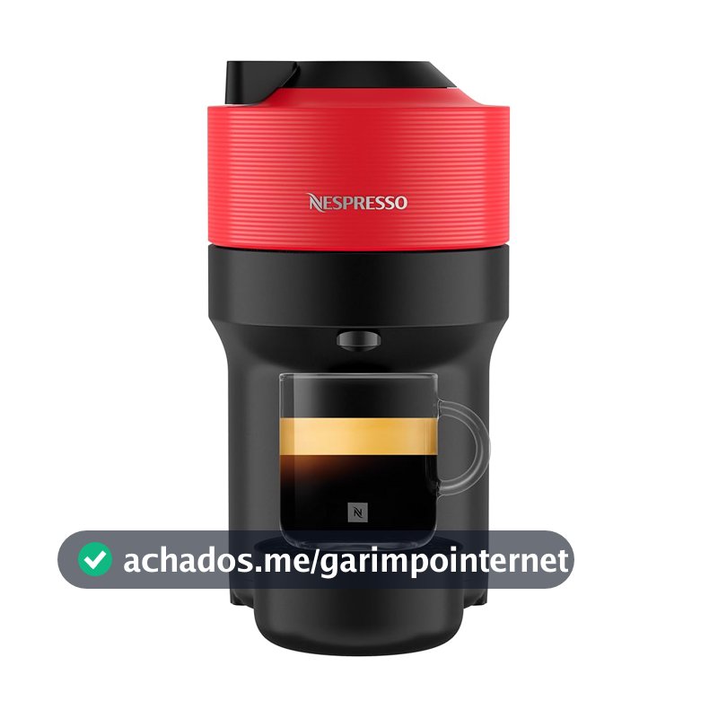 Cafeteira Espresso Nespresso Vertuo Pop Vermelho Pimenta110V