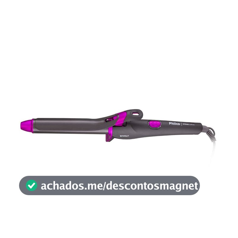 Cacheador Phico Cachos de 25mm. Revestimento em cerâmica, PEC15 Intense Curves Bivolt