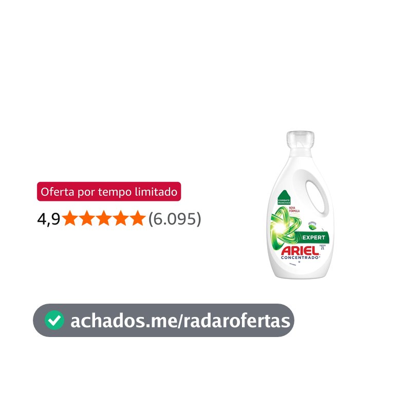 Ariel Sabão Líquido Expert Concentrado 2L