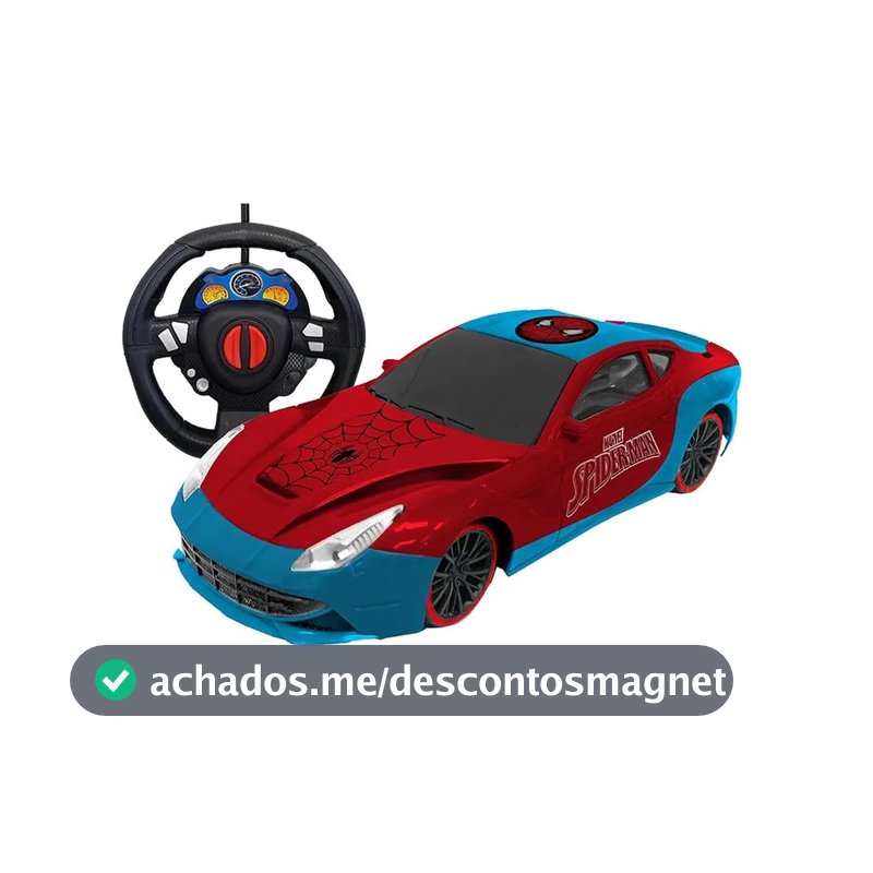 Candide, Carrinho de Controle Remoto com três funções, Homem-Aranha Autoracing