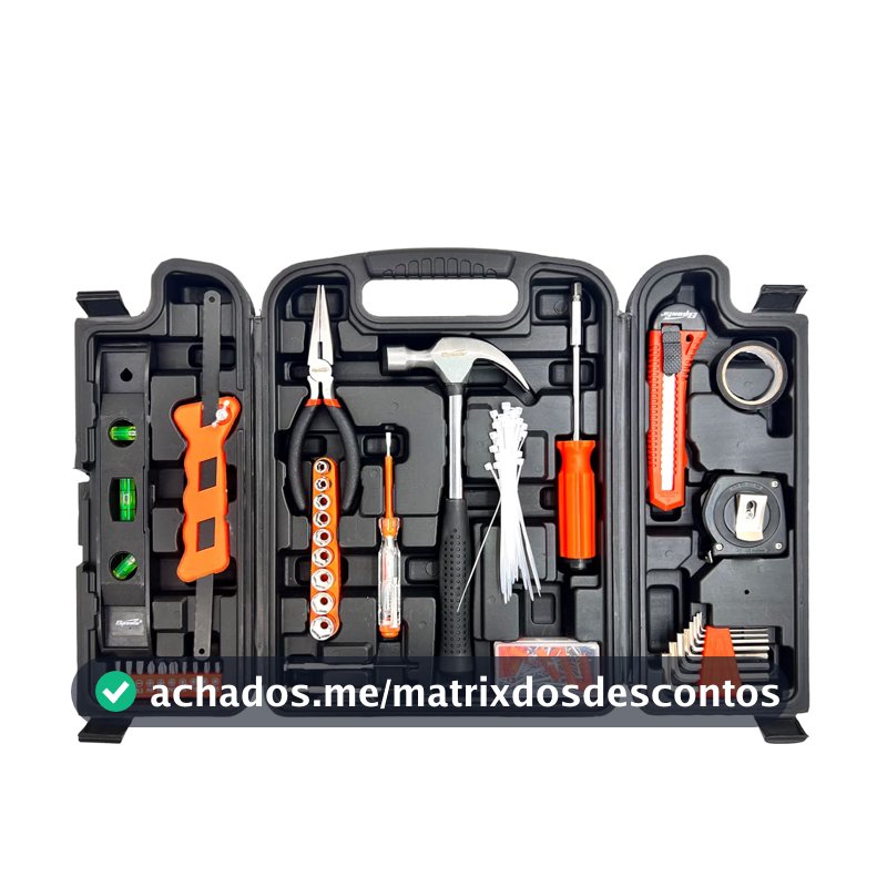 Sparta Maleta de ferramentas kit com 165 peças