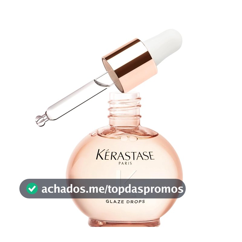 Kérastase Gloss Absolu Glaze Drops – Finalizador para Todos os Tipos de Cabelos com Tendência ao Frizz, com Óleo de Rosa Silvestre – Potencializa Brilho, Elasticidade e Maciez 45ml
