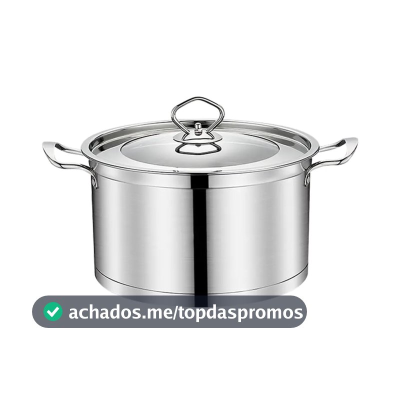 Panela Fogão Indução Difusor Conversor Aço Inoxidável 24cm