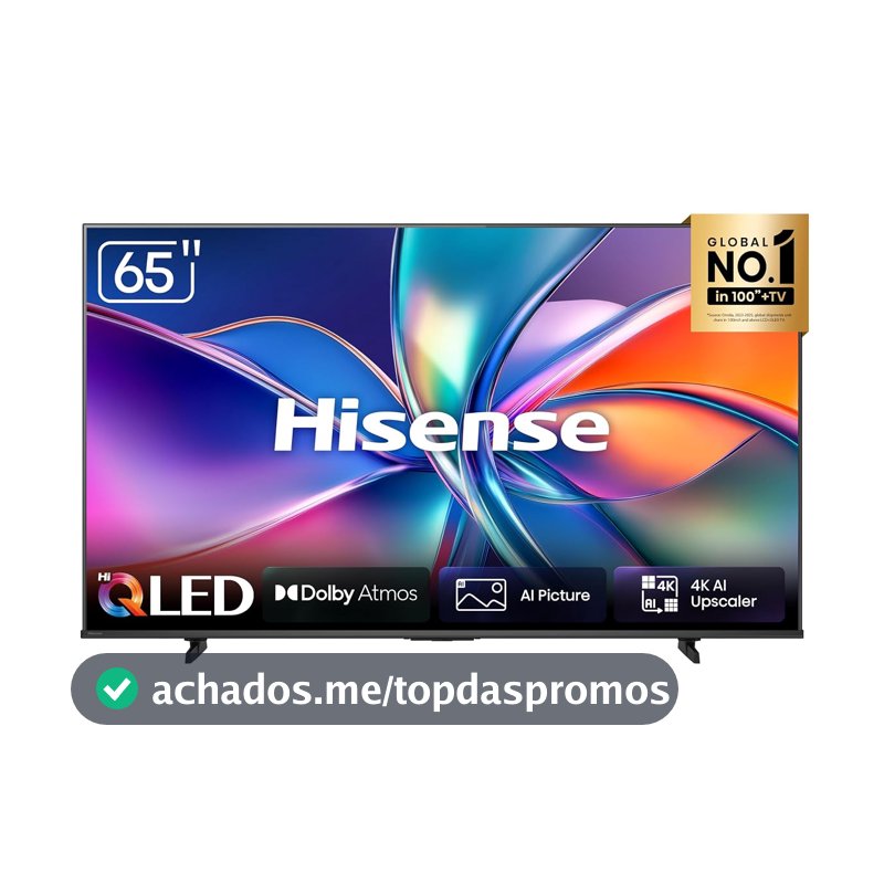 Hisense Smart TV UHD 4K HI-QLED 65" Polegadas 65Q6QV