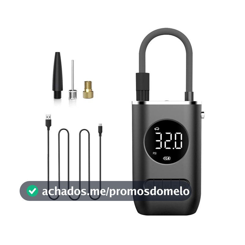 Mibee Compressor de ar portátil com inflador de pneu mini com bateria recarregável de 4000 mAh, bomba de pneu sem fio 150 PSI, luz de emergência LED, bomba de ar calibre de pressão para carro bicicleta motocicleta bola inflável