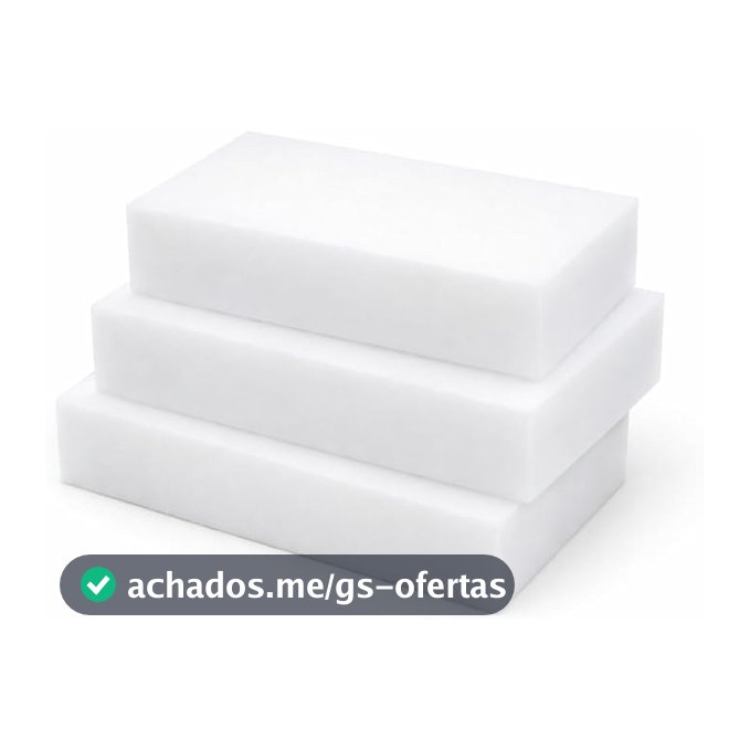 KIT 3 ESPONJAS MÁGICAS Tira Manchas Riscos paredes tomadas encardidas limpa tenis limpa metais Max Clean Clink Mutliuso