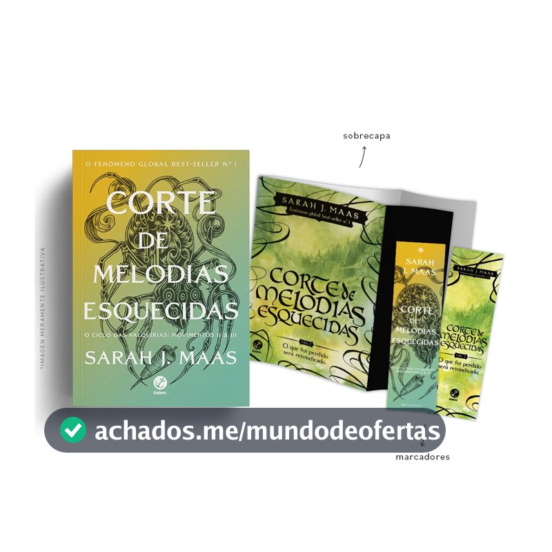 Corte de melodias esquecidas (Vol. 7 Corte de espinhos e rosas) - acompanha sobrecapa e marcadores