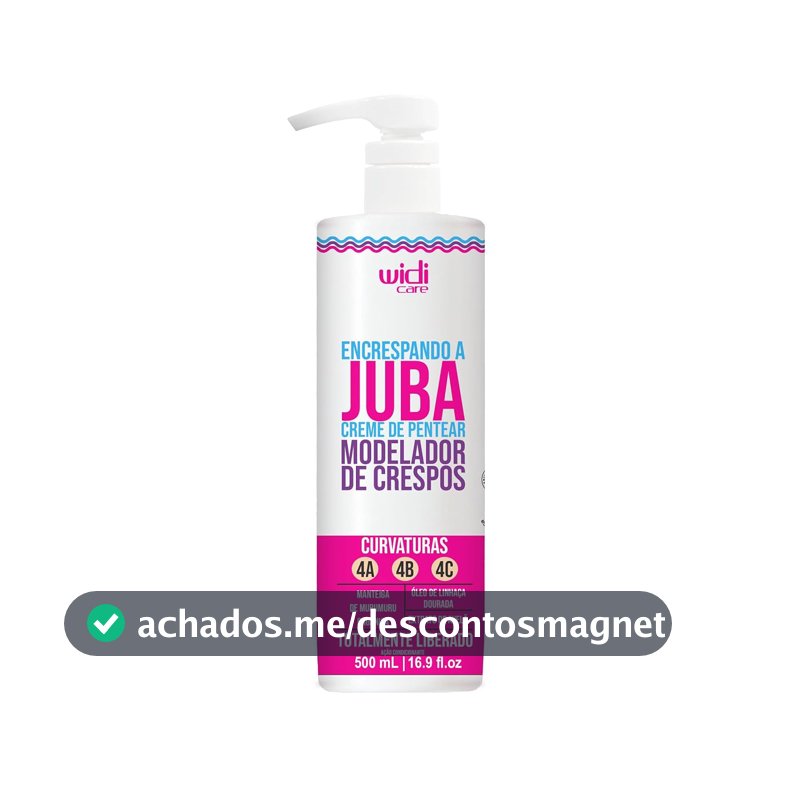 Widicare Encrespando A Juba Creme De Pentear - Widi Care Widi Care Branco Médio