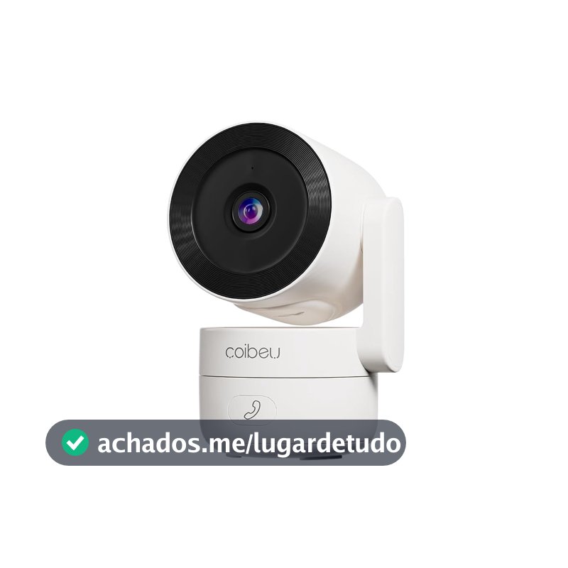 Camera de Segurança Wifi Interior, Detecção de Movimento, Monitoramento de Som, Push de Alerta via Aplicativo, Áudio Bidirecional, Visão Noturna Infravermelha, Rotação de 360 Graus da lente, 4MP