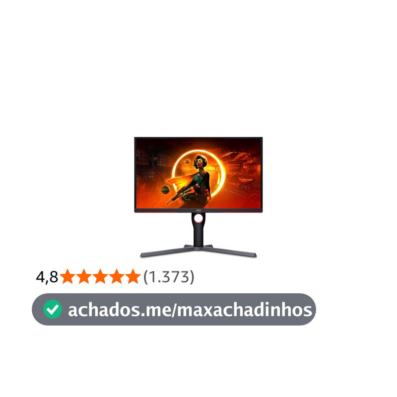 Monitor Gamer AOC Destiny 24,5 Polegadas 25G3ZM