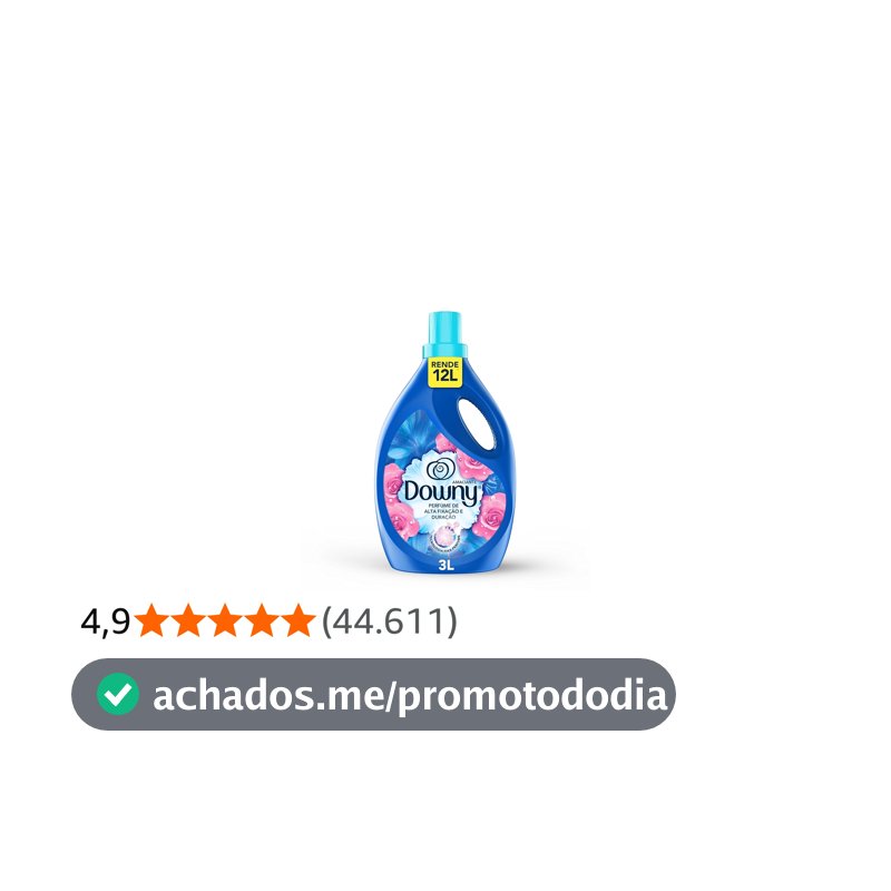 Downy Amaciante Concentrado Brisa de Verão 3L Rende 12L