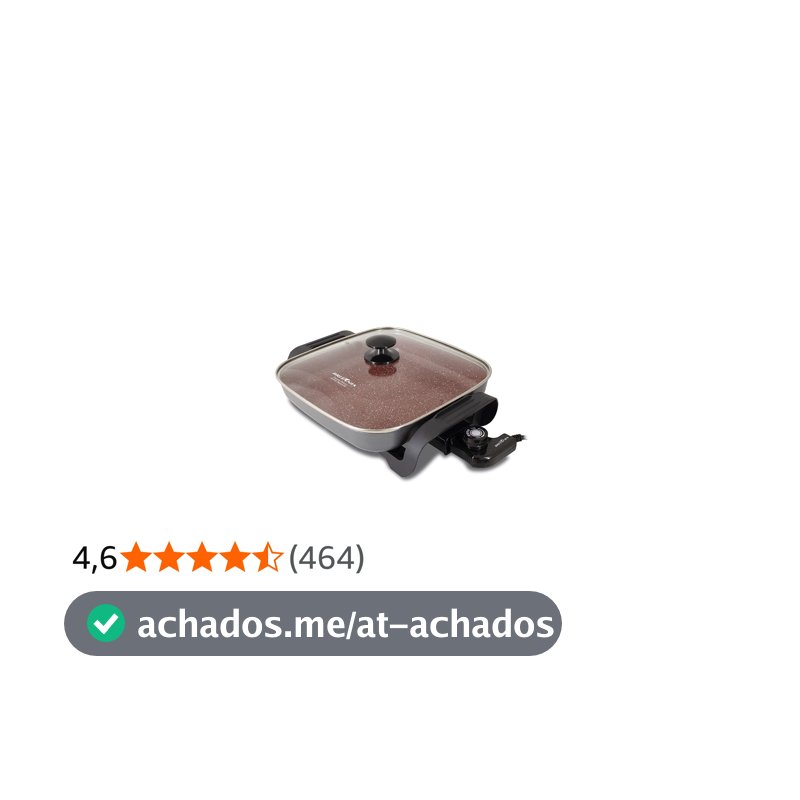 Panela elétrica, Bpe06, Red stone, 127v, Britânia