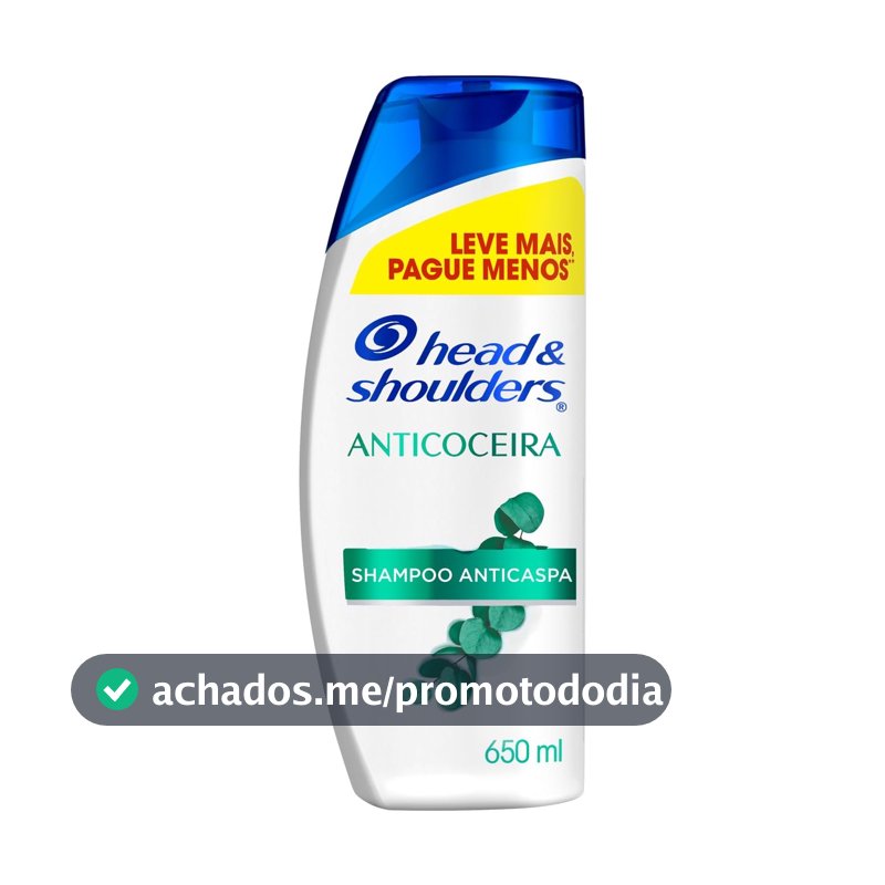 Head & Shoulders Shampoo Anticaspa Anticoceira 650 ml