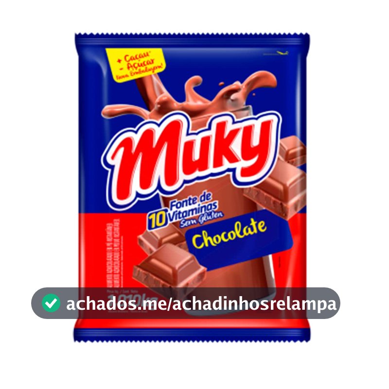 Muky – Achocolatado em Pó Sabor Chocolate 1010g