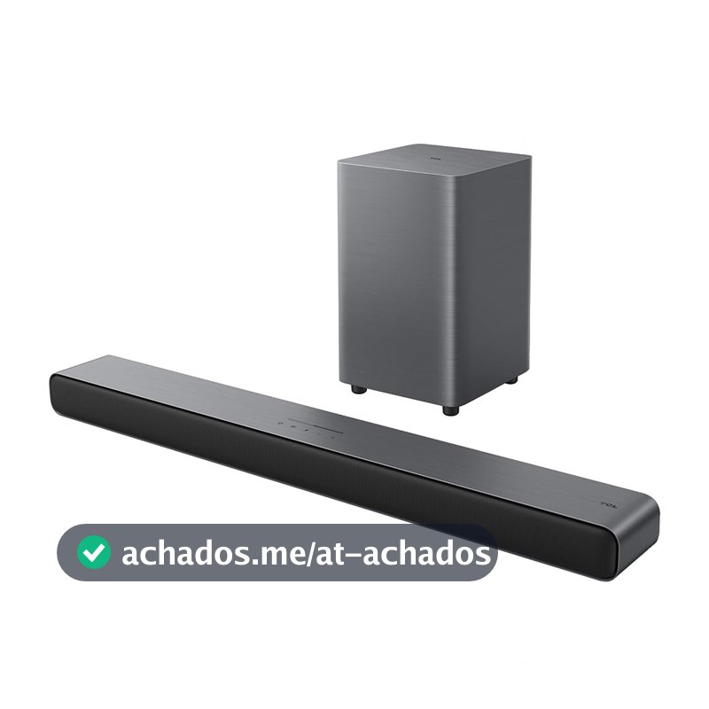 Soundbar TCL S55H 220W Bluetooth 2.1 com Subwoofer Sem Fio