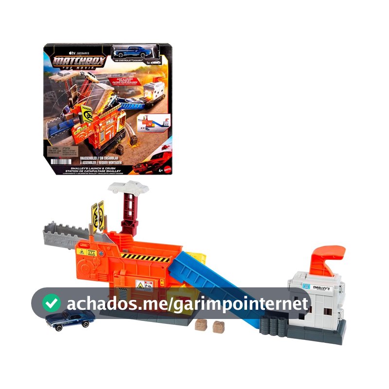 Matchbox 0 Conjunto de Brinquedo The Movie Playset Crusher 4Y+