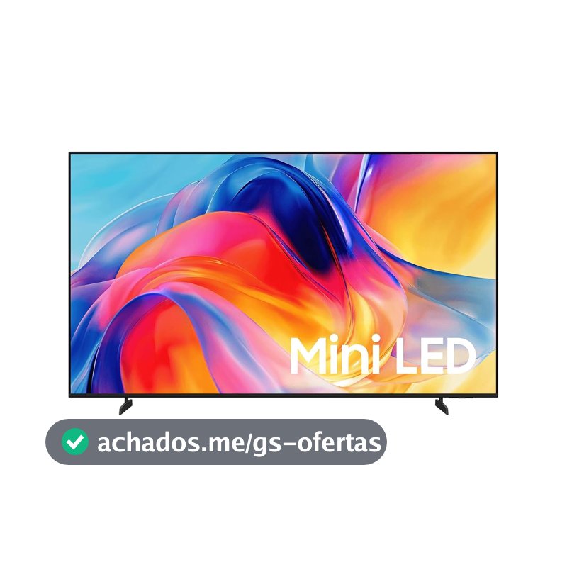 Samsung Smart TV 55" Mini LED 4K M75H 26/2027, Vision AI Companion, Modo Futebol, Xbox Cloud Gaming, Canais Gratuitos, 7 Anos de Atualização