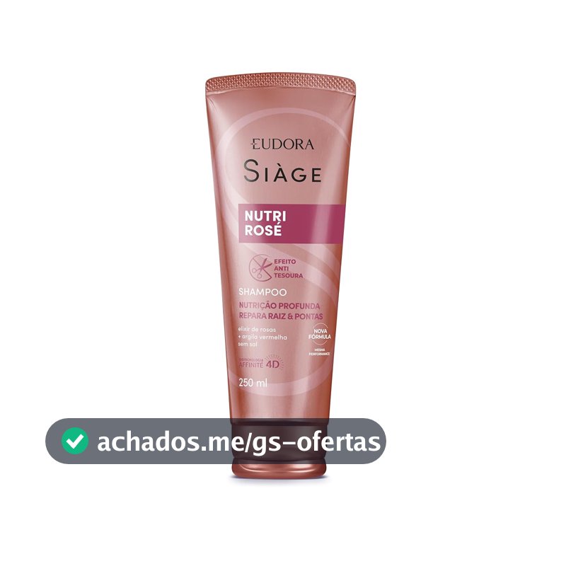 Eudora Siàge Shampoo Nutri Rose 250ml