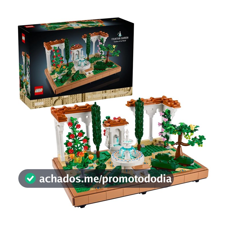 LEGO Icons Jardim com Fonte 10359 (1.302 Peças)