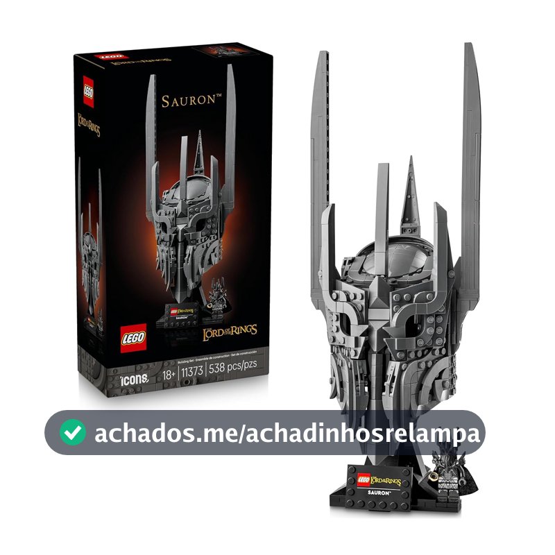 LEGO Icons O Senhor dos Anéis: Capacete do Sauron 11373 (538 Peças)