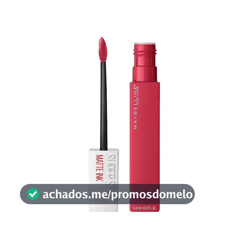 Batom Líquido Maybelline SuperStay Matte Ink, Cor 80 Ruler, 5ml