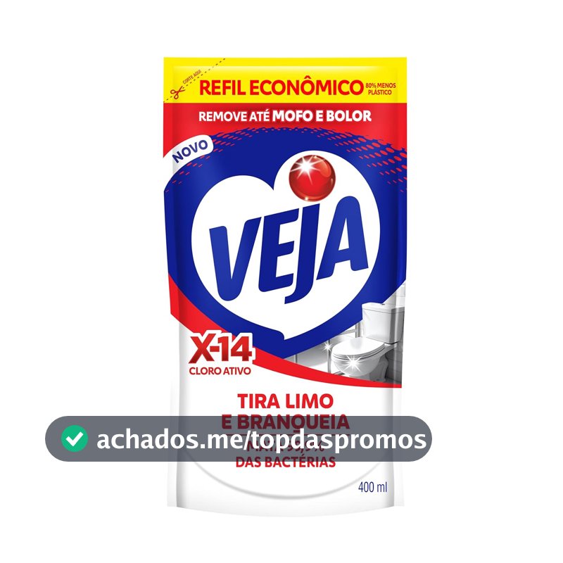 Veja X14 Limpador Tira Limo 400ml Refil