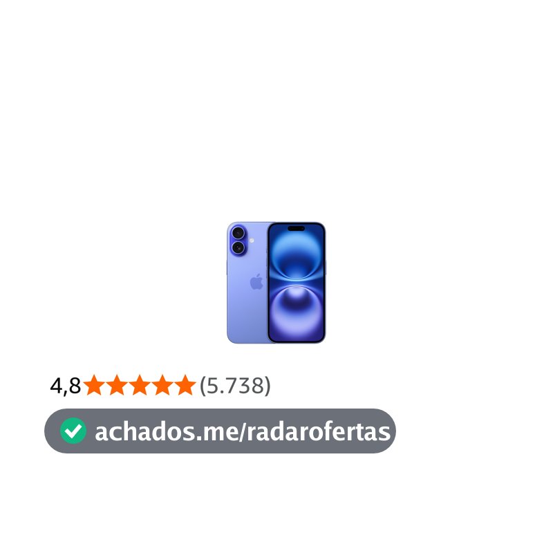 Apple iPhone 16 (128 GB) – Ultramarino