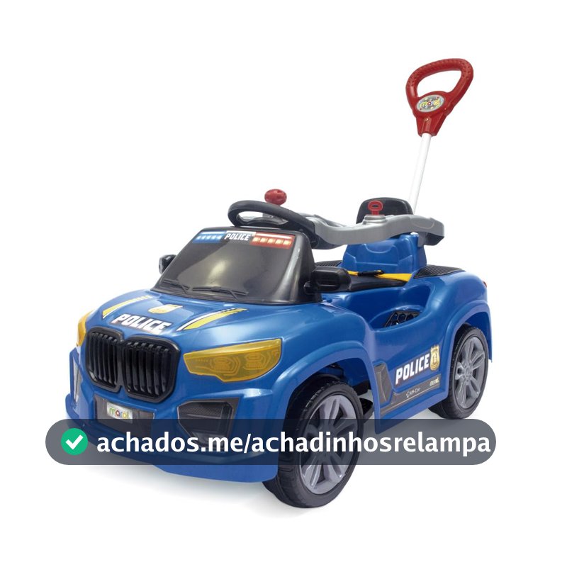 Carro Infantil Maral Police, Azul