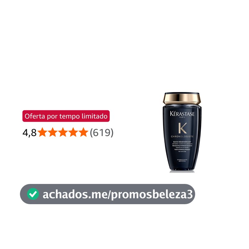 Shampoo Hidratante Regenerador Kérastase Chronologiste Bain Régénérant, 250ml