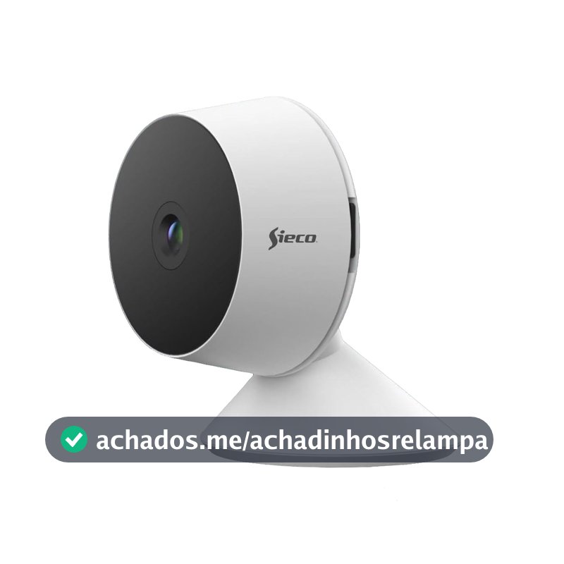 Sieco Câmera de Segurança Wi-Fi S30, 1080p Full HD, Áudio Bidirecional, Detecção de Movimento, Armazenamento até 512GB, Monitoramento Remoto - Garantia de 3 anos