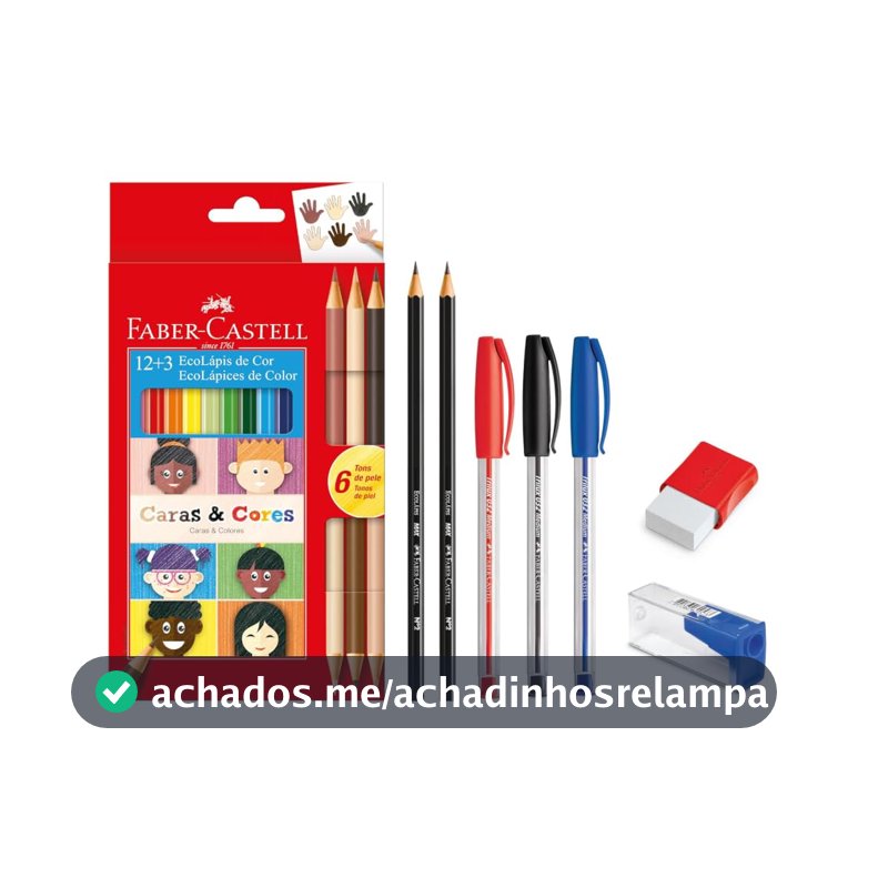 Kit Faber-Castell Clássicos 22 Peças