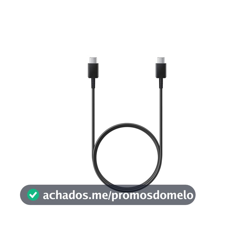 Samsung Cabo USB tipo C EP-DA705BBEGWW para USB tipo C, 1 m, 60 W, preto