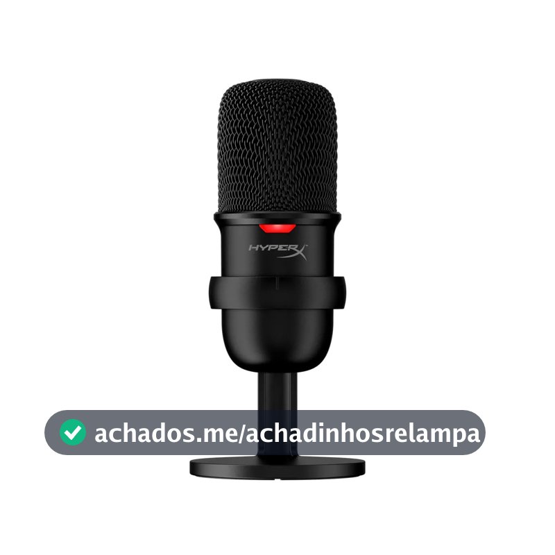 HyperX Solocast HMIS1XXXBK/G Microfone USB (Preto)